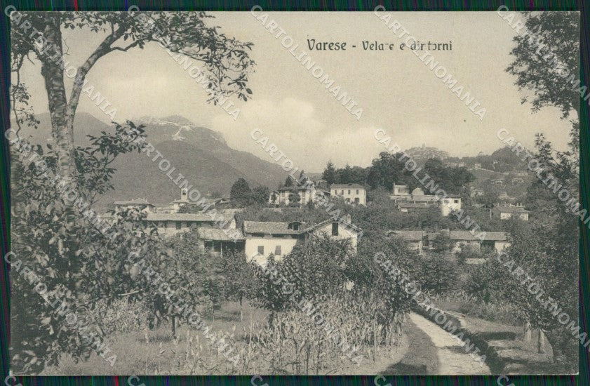 Varese Velate cartolina QK8136 – fronte