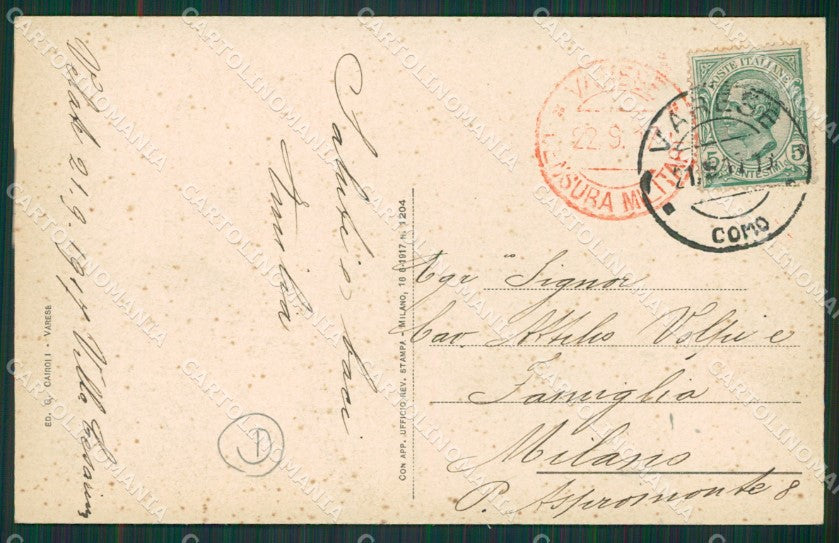 Varese Velate RIFILATA cartolina QK8138 – retro
