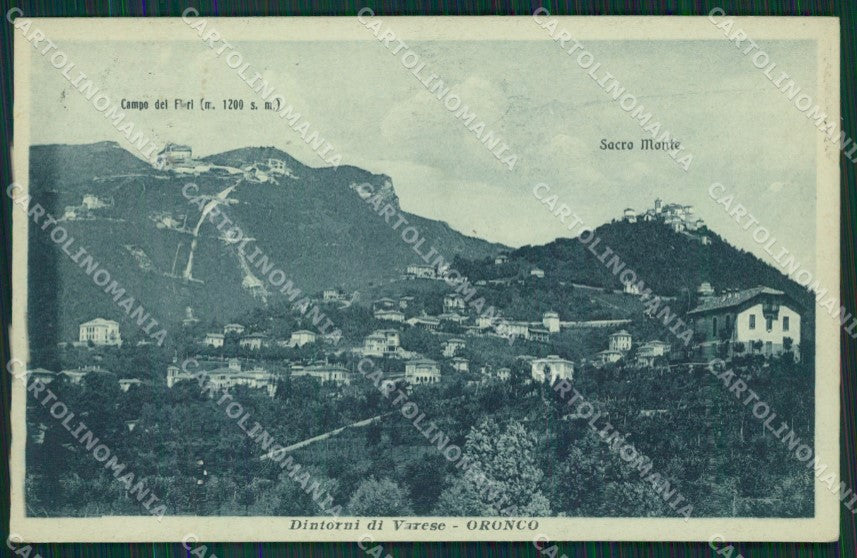 Varese Oronco cartolina QK8157 – fronte