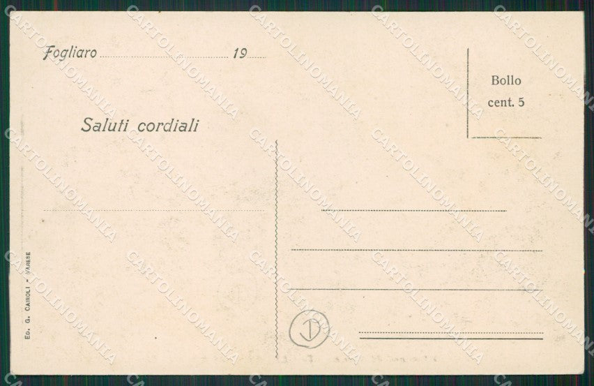Varese Fogliaro cartolina QK8170 – retro