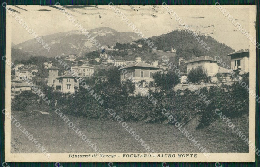 Varese Fogliaro PIEGA cartolina QK8172 – fronte