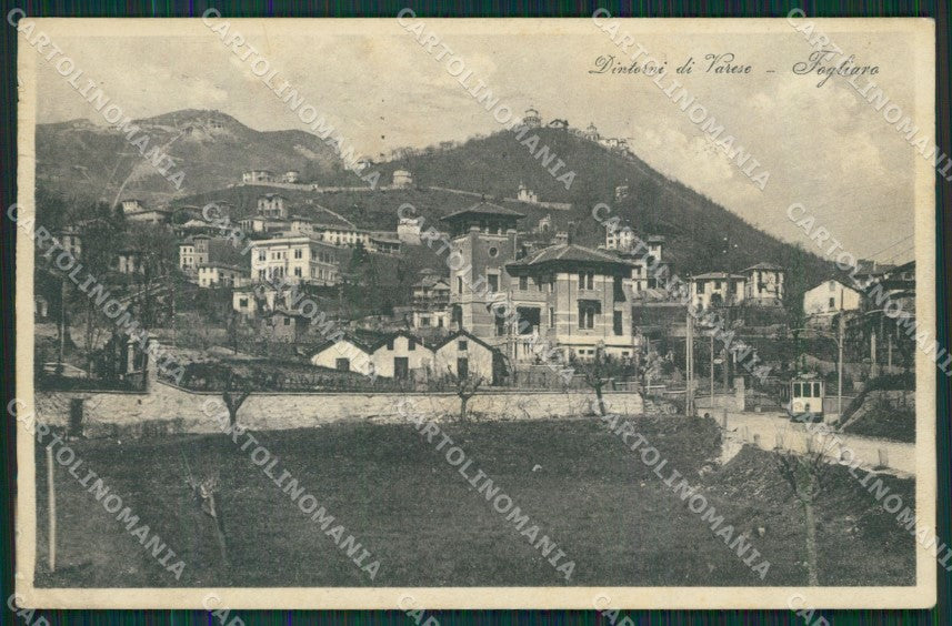 Varese Fogliaro PIEGHE cartolina QK8175 – fronte