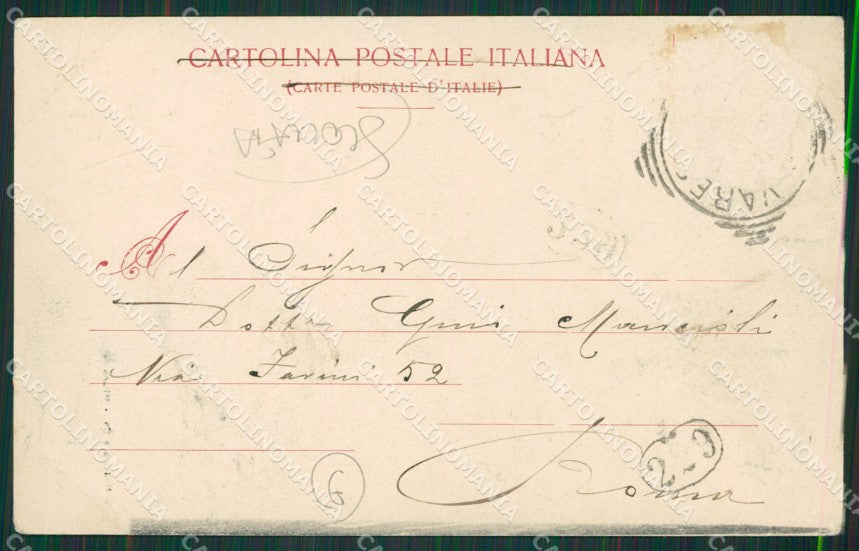Varese Città Esposizione SCOLLATA PIEGA cartolina QK8185 – retro