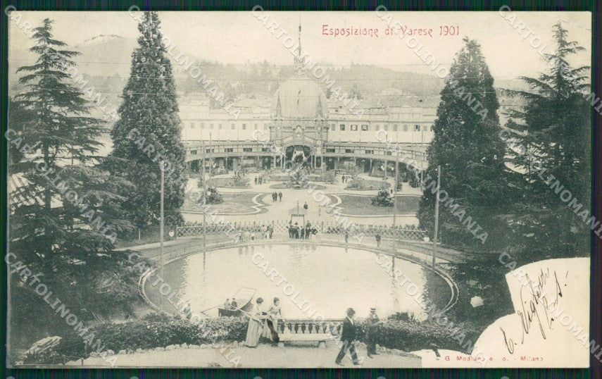 Varese Città Esposizione PIEGHINE cartolina QK8191 – fronte
