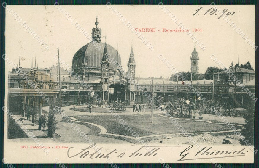 Varese Città Esposizione cartolina QK8199 – fronte