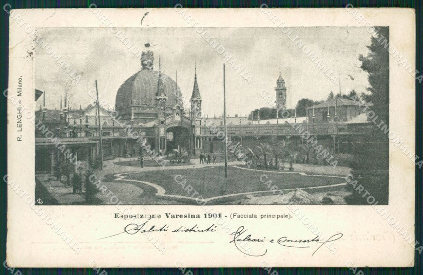 Varese Città Esposizione PIEGHE cartolina QK8201 – fronte