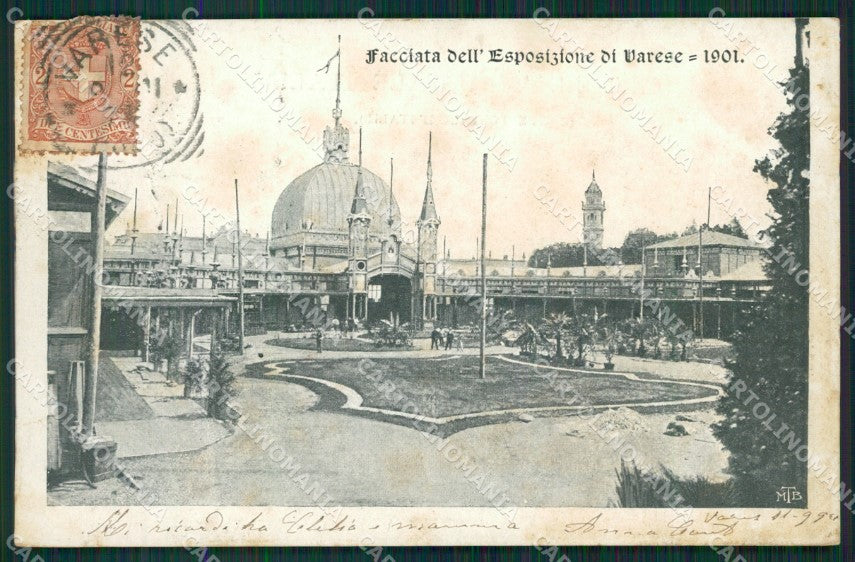 Varese Città Esposizione MACCHIE cartolina QK8202 – fronte