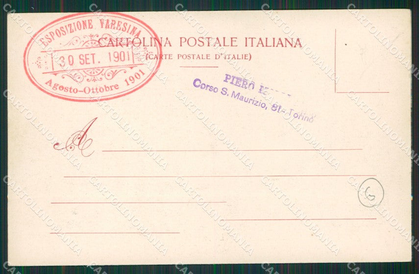 Varese Città Esposizione cartolina QK8205 – retro