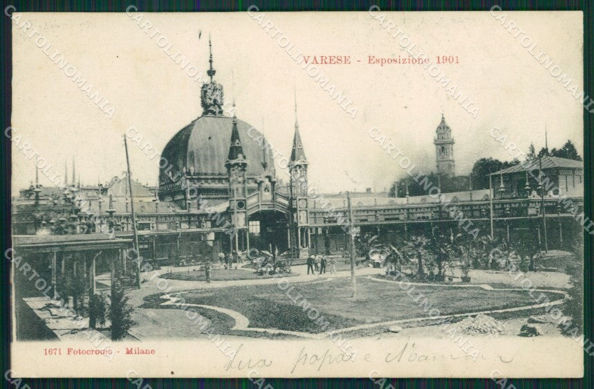 Varese Città Esposizione cartolina QK8206 – fronte