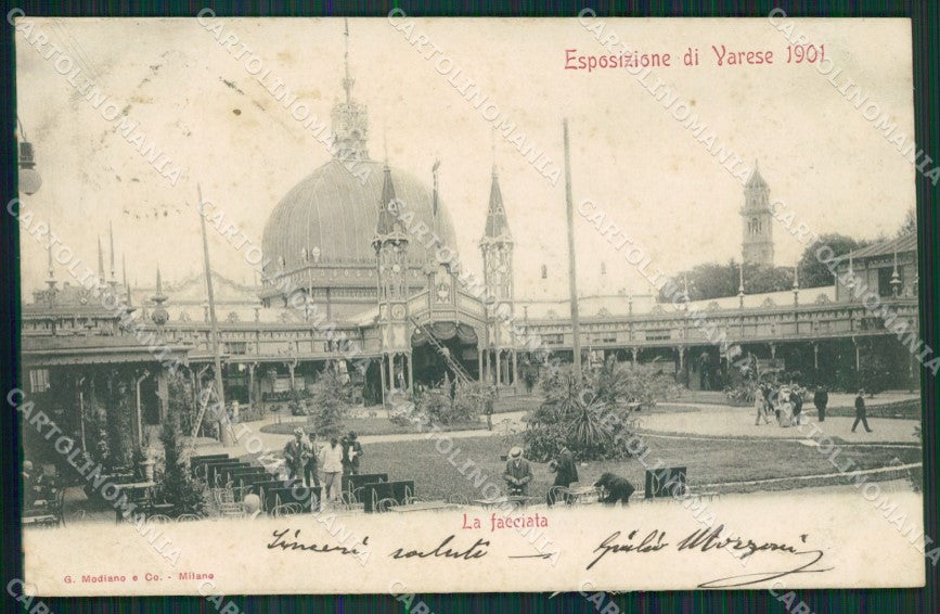 Varese Città Esposizione cartolina QK8208 – fronte
