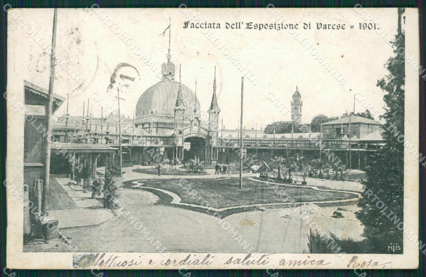 Varese Città Esposizione cartolina QK8210 – fronte