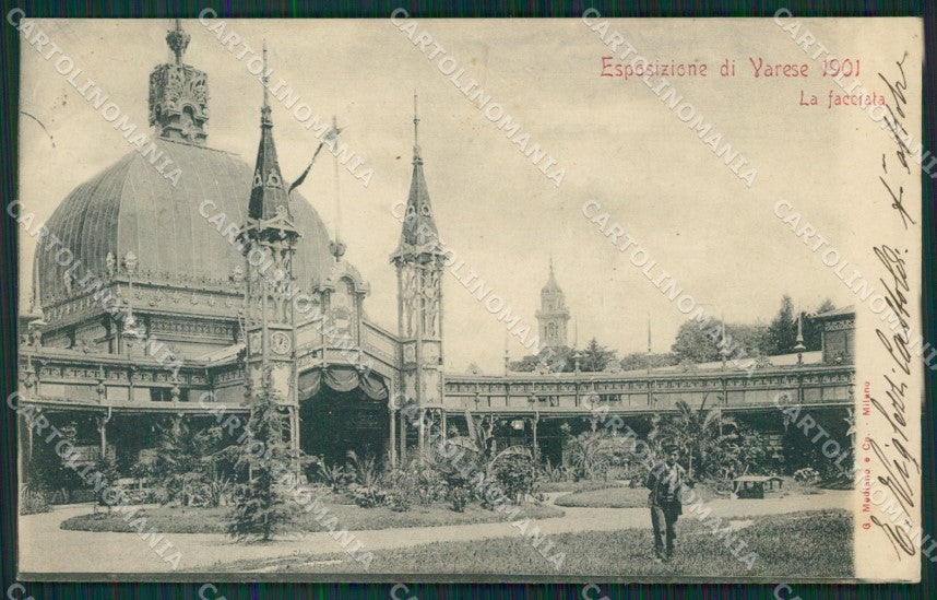 Varese Città Esposizione cartolina QK8212 – fronte