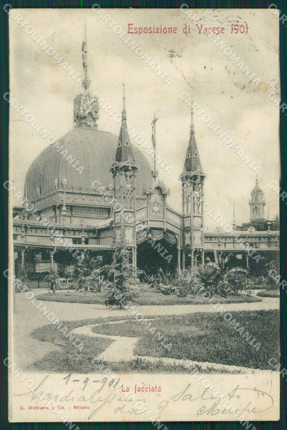 Varese Città Esposizione cartolina QK8216 – fronte