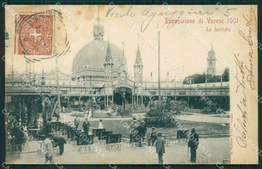 Varese Città Esposizione cartolina QK8218 – fronte