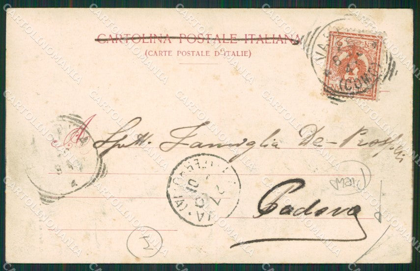 Varese Città Esposizione PIEGA cartolina QK8220 – retro