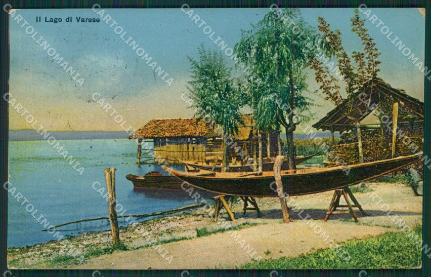 Varese Lago cartolina QK8228 – fronte