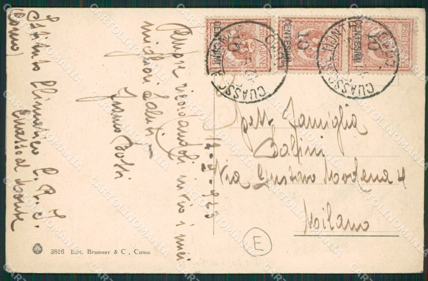 Varese Lago cartolina QK8233 – retro