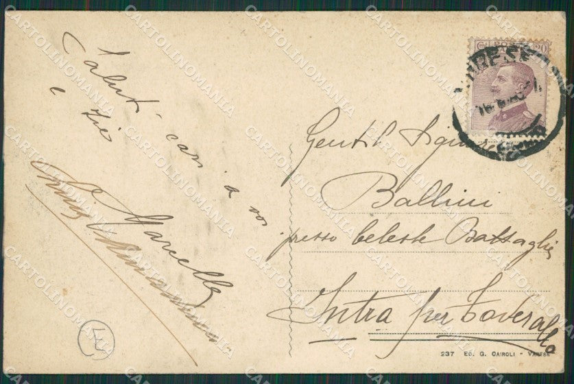 Varese Lago Fusinato cartolina QK8235 – retro