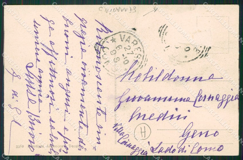 Varese Lago STRAPPINO cartolina QK8241 – retro