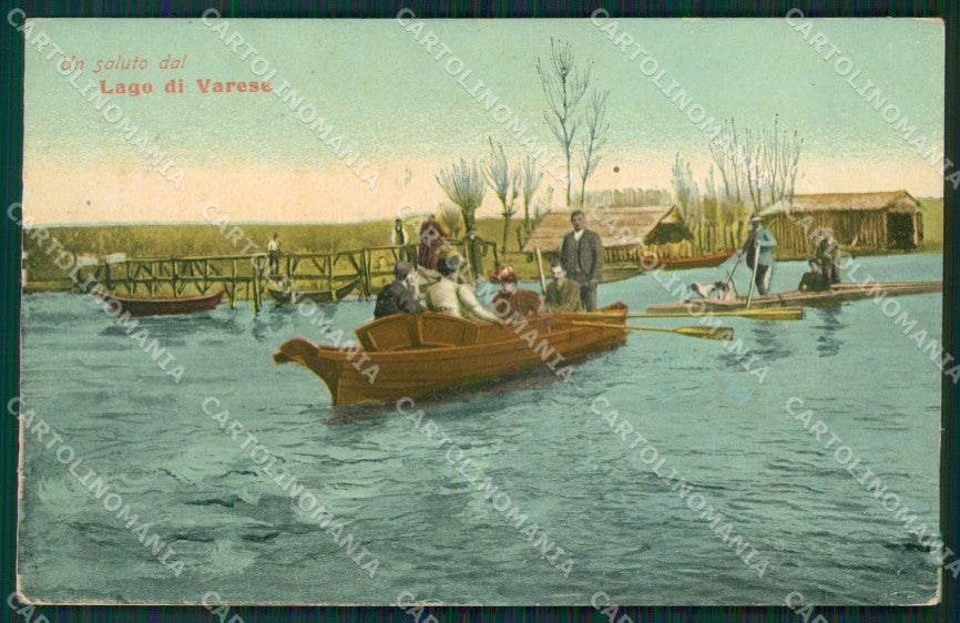 Varese Lago cartolina QK8244 – fronte
