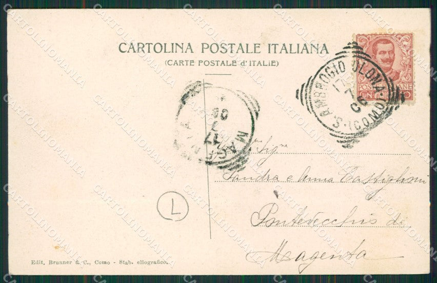 Varese Lago cartolina QK8248 – retro