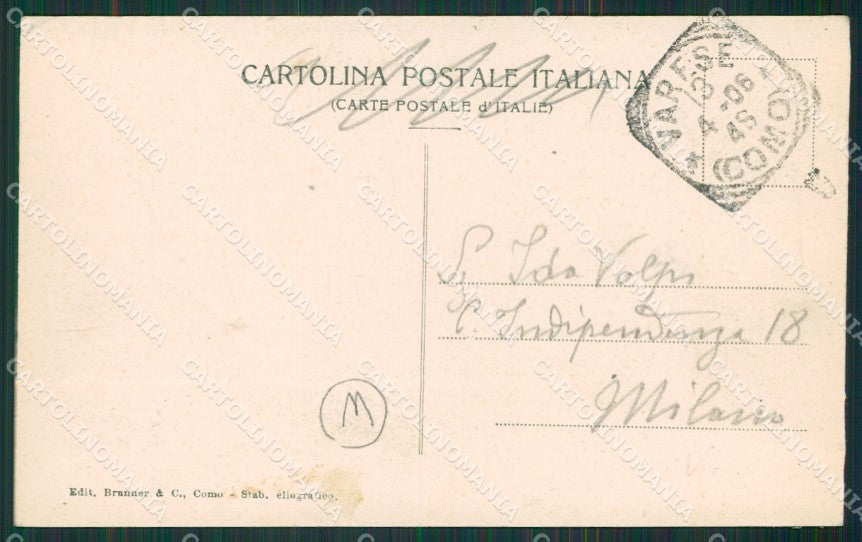 Varese Lago cartolina QK8250 – retro