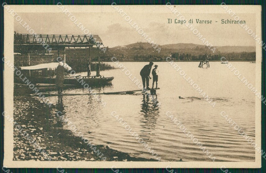 Varese Lago Schiranna cartolina QK8270 – fronte
