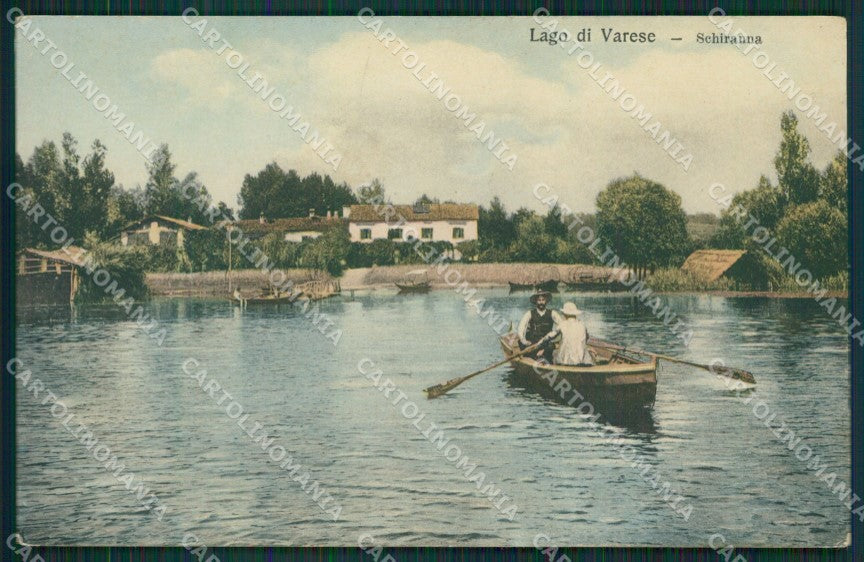 Varese Lago Schiranna cartolina QK8281 – fronte