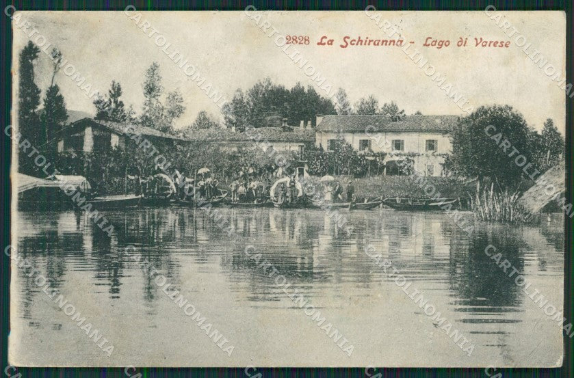 Varese Lago Schiranna ABRASA cartolina QK8283 – fronte
