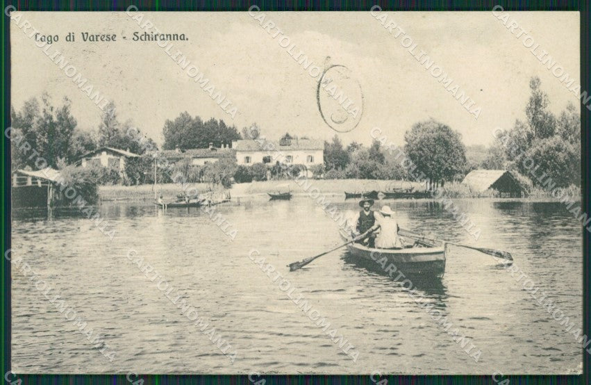 Varese Lago Schiranna cartolina QK8285 – fronte