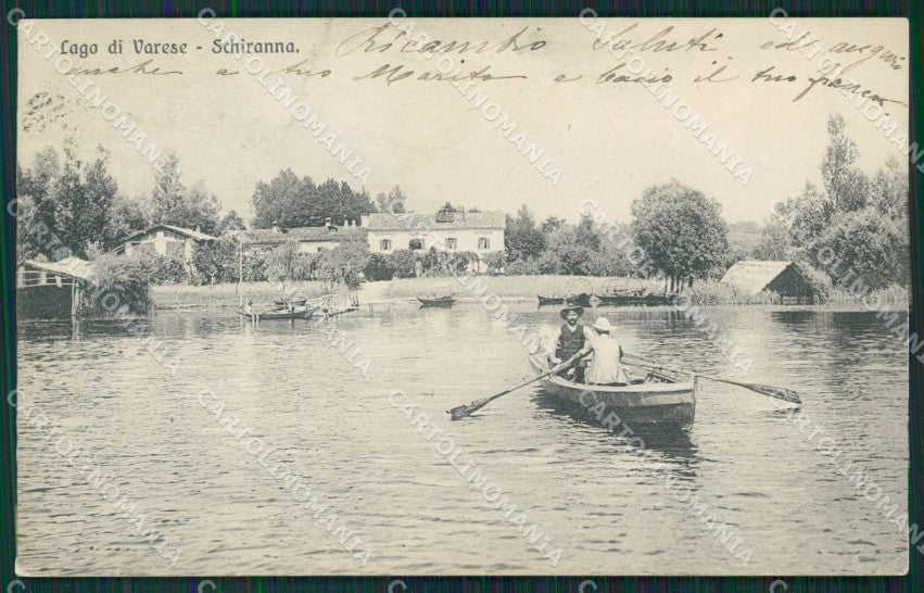 Varese Lago Schiranna cartolina QK8288 – fronte