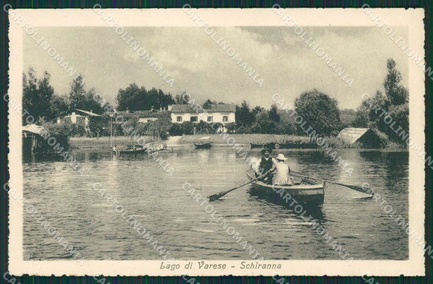 Varese Lago Schiranna cartolina QK8289 – fronte