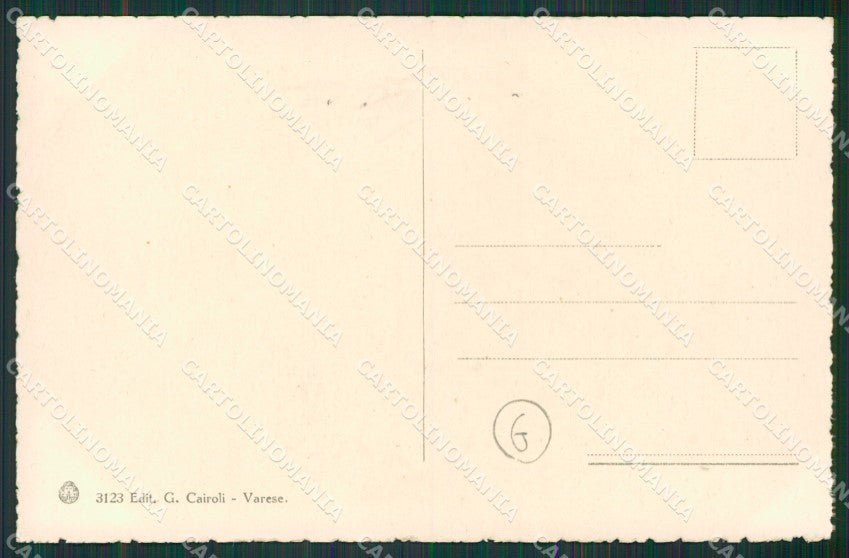 Varese Lago Schiranna cartolina QK8289 – retro