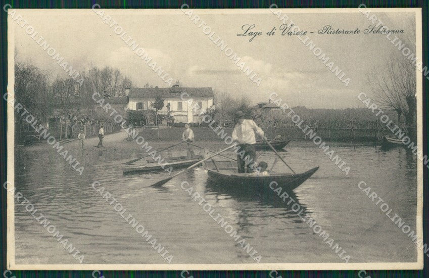 Varese Lago Schiranna cartolina QK8294 – fronte