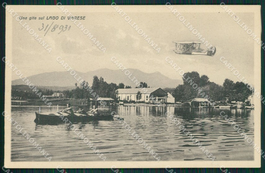 Varese Lago Aviazione cartolina QK8302 – fronte