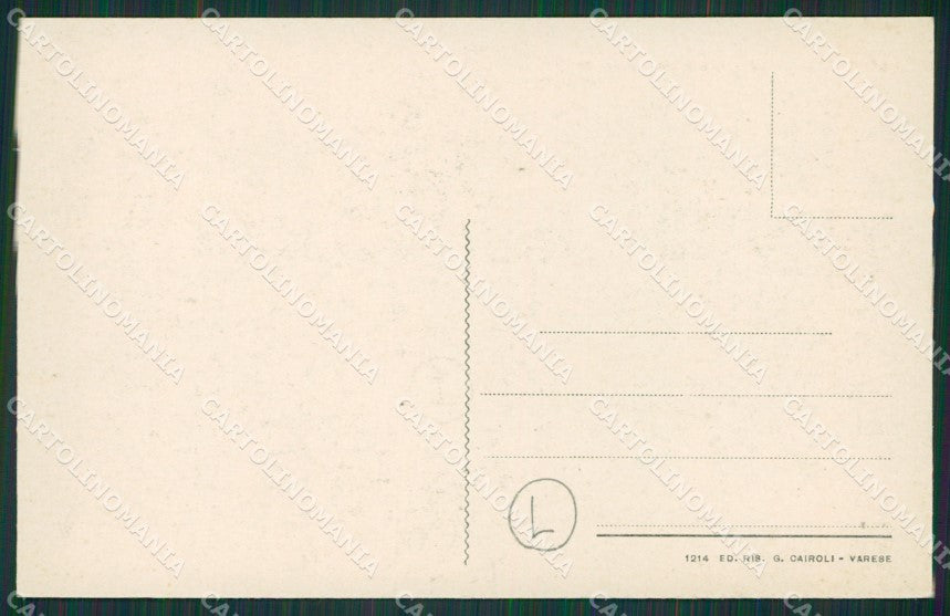 Varese Lago Aviazione Idrovolante cartolina QK8307 – retro
