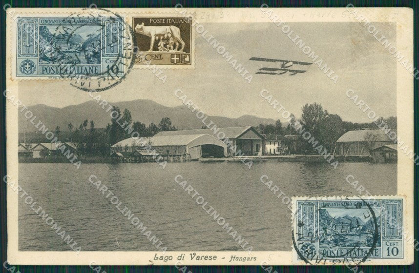 Varese Lago Aviazione cartolina QK8308 – fronte