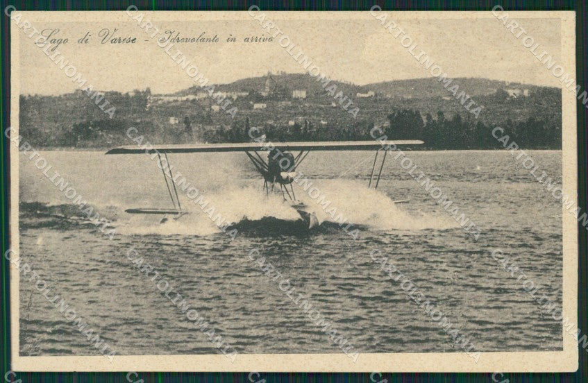 Varese Lago Aviazione Idrovolante STRAPPINO cartolina QK8309 – fronte