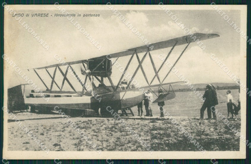 Varese Lago Aviazione Idrovolante cartolina QK8310 – fronte