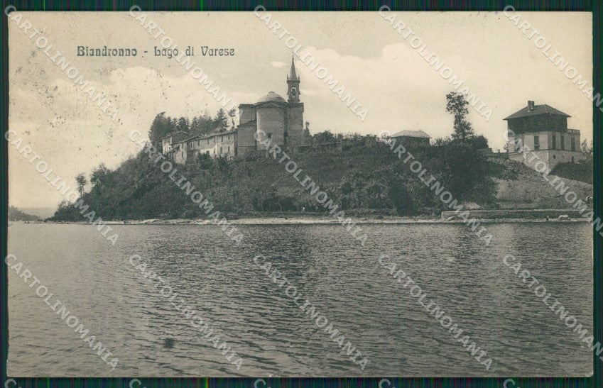 Varese Lago Biandronno STRAPPINO cartolina QK8311 – fronte