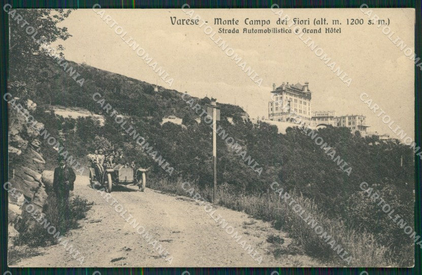 Varese Campo Fiori Auto cartolina QK8324 – fronte