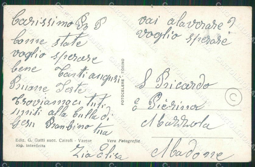 Varese Sacro Monte Foto cartolina QK8332 – retro