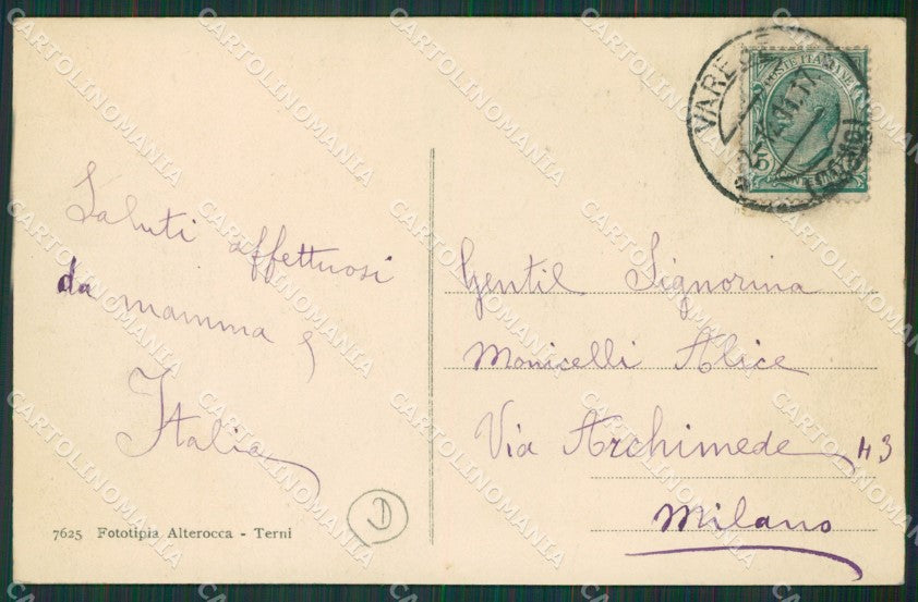 Varese Sacro Monte Funicolare cartolina QK8334 – retro