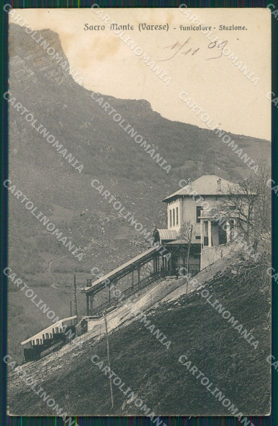 Varese Sacro Monte Funicolare cartolina QK8335 – fronte