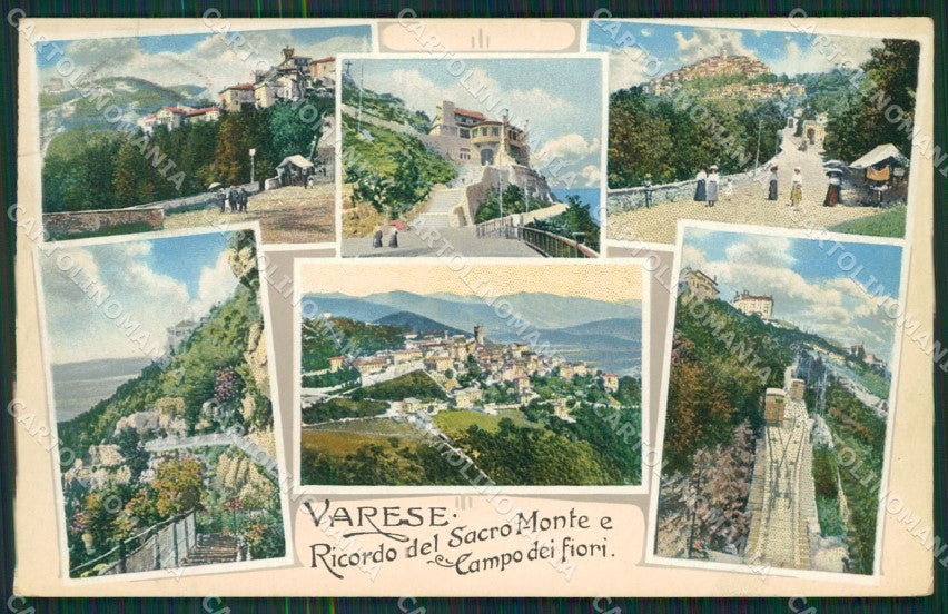 Varese Sacro Monte cartolina QK8342 – fronte