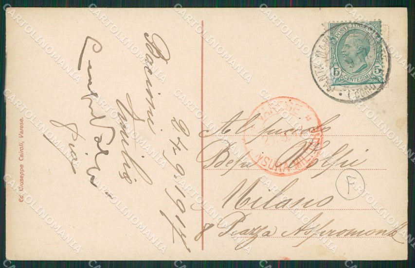 Varese Sacro Monte cartolina QK8342 – retro
