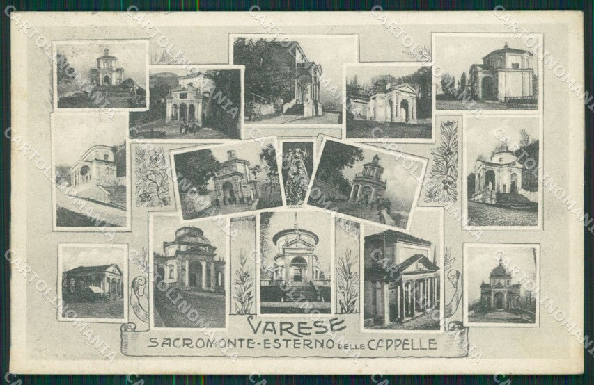 Varese Sacro Monte cartolina QK8343 – fronte