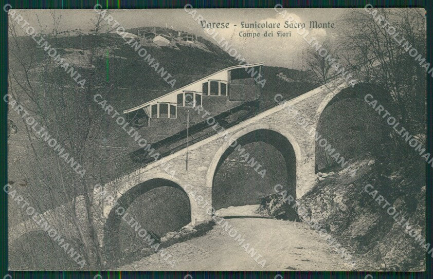 Varese Sacro Monte Funicolare cartolina QK8344 – fronte