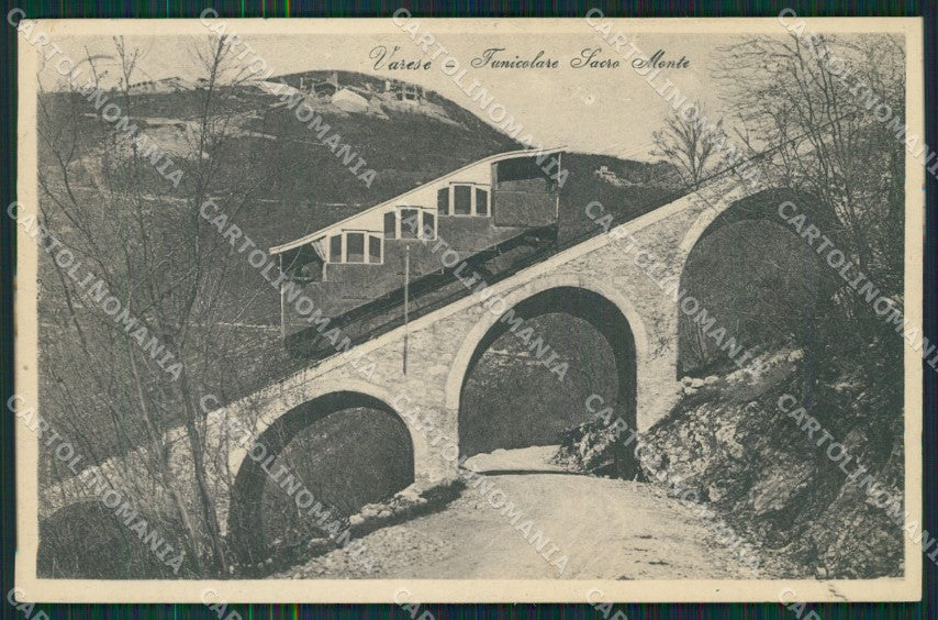 Varese Sacro Monte Funicolare cartolina QK8345 – fronte