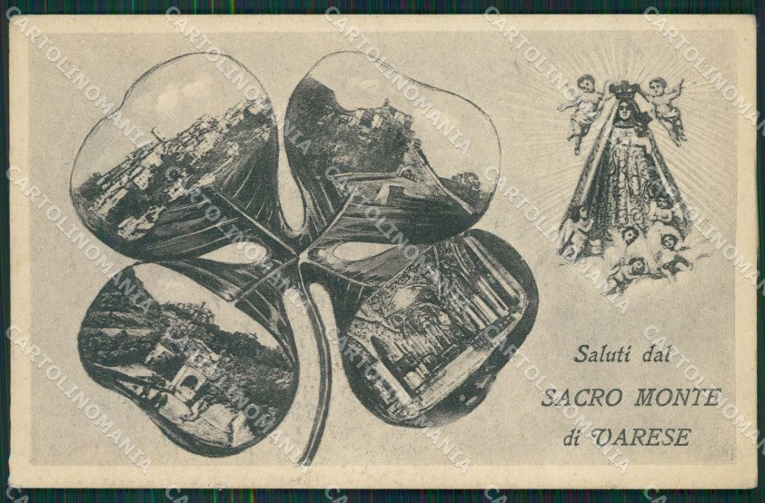 Varese Sacro Monte Saluti da cartolina QK8348 – fronte